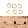 Brass Open Jump Rings KK-G604-08G-25-3
