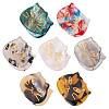 Gorgecraft 7Pcs 7 Colors Cartoon Mini Cat Cellulose Acetate(Resin) Claw Hair Clips OHAR-GF0001-21-1