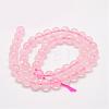 Natural Rose Quartz Beads Strands G-F306-08AB-8mm-2