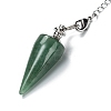 Natural & Synthetic Gemstone Cone Dowsing Pendulums G-Z023-01-3