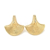 PVD Vacuum Plating 304 Stainless Steel with Rhinestone Stud Earrings for Women EJEW-G401-03G-01-2