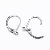 Tarnish Resistant 304 Stainless Steel Leverback Earring Findings STAS-H376-101-2