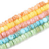Natural Freshwater Shell Dyed Beads Strands SHEL-T020-29A-1
