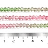 Transparent Painted Glass Beads Strands DGLA-A034-T3mm-A18-3