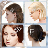 36Pcs 6 Style Iron Snap Hair Clips PHAR-CP0001-08-6