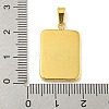 Ion Plating(IP) 304 Stainless Steel Pendants STAS-F307-33G-3