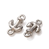 304 Stainless Steel Connector Charms STAS-N124-61P-2