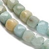 Natural Flower Amazonite Beads Strands G-H078-C05-01-4