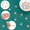32Pcs 2 Colors Alloy with Rhinestone Pendants FIND-SC0023-34-6