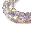 Baking Painted Glass Beads Strands DGLA-D001-05I-3