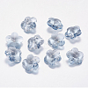 Faceted Glass Rhinestone Charms RGLA-F055-6x6-001BS-1