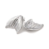 Mermaid Tail 304 Stainless Steel Stud Earrings for Women EJEW-L272-004P-2