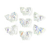 Electroplate Transparent Glass Beads Strands EGLA-T029-06D-2
