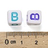 Opaque Acrylic Beads OACR-I022-01B-3