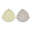 Eco-Friendly Cowhide Pendants FIND-T045-25H-2