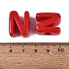 Opaque Acrylic European Beads OACR-M027-01N-11-3