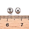 Tarnish Resistant 201 Stainless Steel Beads X-STAS-R033-5mm-3