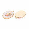 Brass Birth Floral Pendants LS-KK-S364-283-2