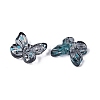 Picasso Transparent Glass Beads SEED-N012-06F-2
