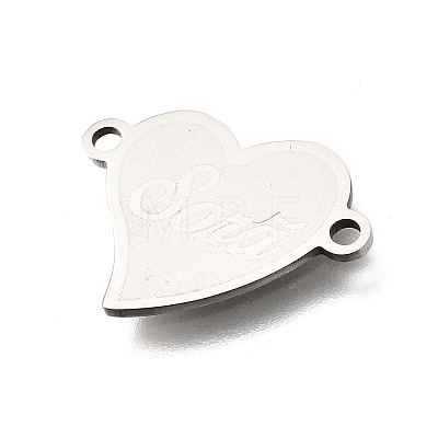 201 Stainless Steel Connector Charms STAS-B143-03B-P-1