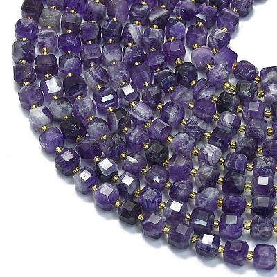 Natural Amethyst Beads Strands G-K389-A09-01-1