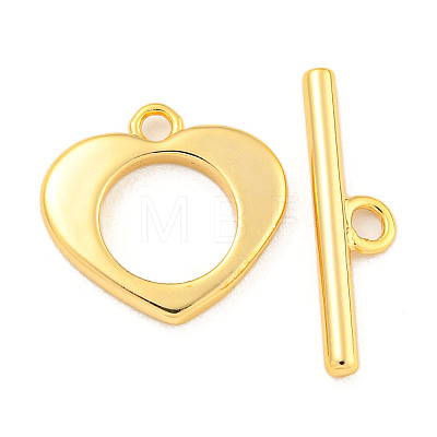 Brass Toggle Clasps KK-A223-10G-1