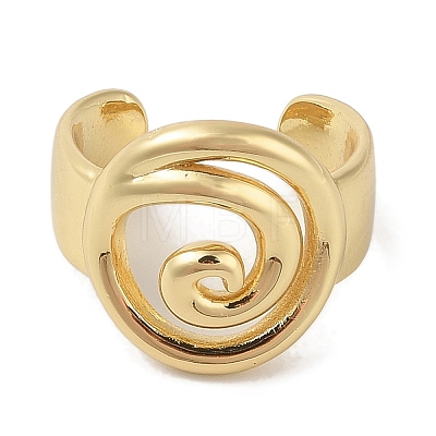 Brass Cuff Rings RJEW-Q821-01G-1