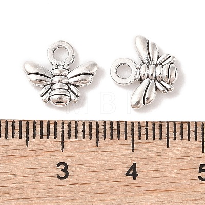 Tibetan Style Alloy Charms TIBEP-A123292-AS-FF-1