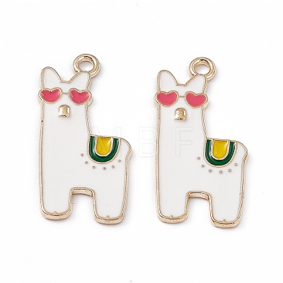 Alloy Enamel Pendants ENAM-C006-03KCG-03-1