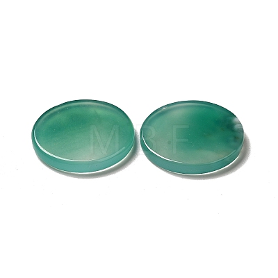 Natural Green Onyx Agate Cabochons G-A213-03C-1