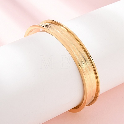 304 Stainless Steel Grooved Bangle Base SA-CBACA70-03G-1