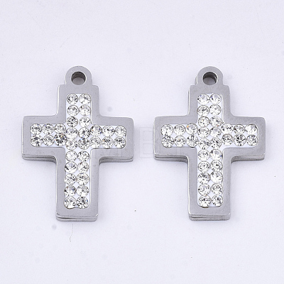 201 Stainless Steel Pendants STAS-N091-11P-1