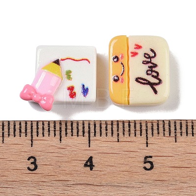 Resin Cabochons RESI-H162-03-1