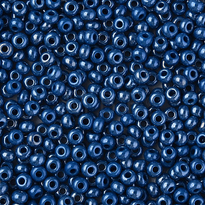 8/0 Czech Opaque Glass Seed Beads SEED-N004-003A-01-1