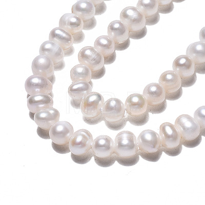 Natural Cultured Freshwater Pearl Beads Strands PEAR-N013-04C-1