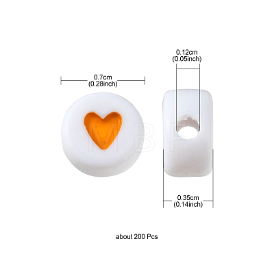 Opaque Acrylic Beads LS-X1-MACR-N008-57G-1