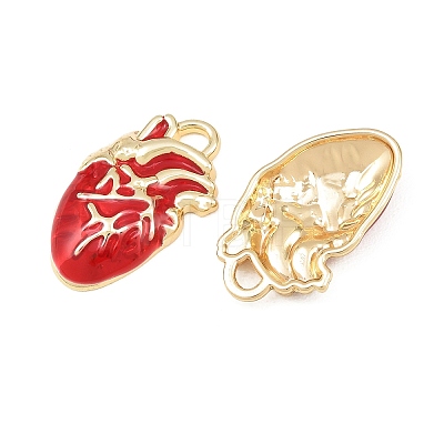 Rack Plating Alloy Enamel Pendants AL-CBA2B10-01G-01-1
