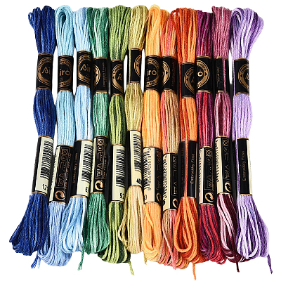 6-Ply Polyester Embroidery Floss OCOR-WH20074-15A-1