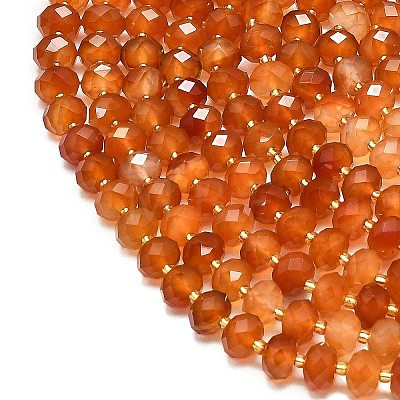 Natural Carnelian Beads Strands G-P573-A53-01-1