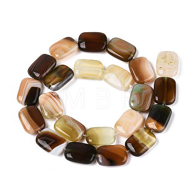 Natural Agate Beads Strands G-N356-03A-05-1