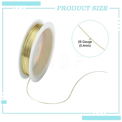 Copper Jewelry Wire CWIR-CW0.4mm-28-1