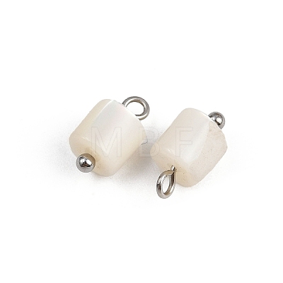 Natural Shell Column Charms X1-STAS-D378-32P-1