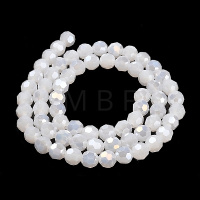 Imitation Jade Glass Beads Stands EGLA-A035-J8mm-B05-1