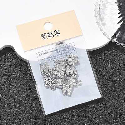 SHEGRACE Brass Micro Pave Clear Cubic Zirconia Pendants XGRQ29117-394P-W-1