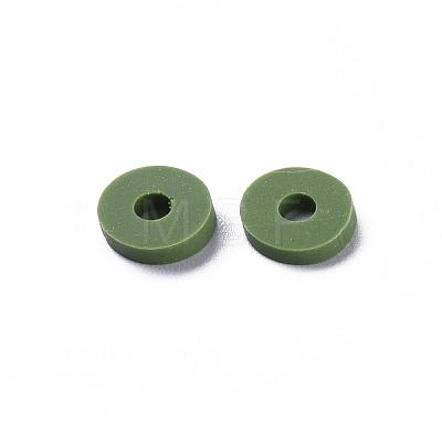 Eco-Friendly Handmade Polymer Clay Beads CLAY-R067-6.0mm-B43-1
