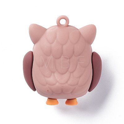 PVC Cartoon Owl Doll Pendants KY-C008-04A-1