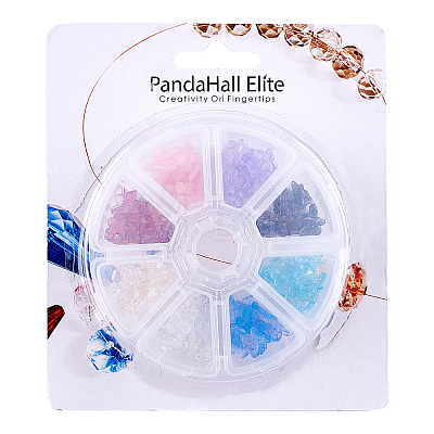 Transparent Spray Painted Glass Charms GLAA-PH0007-79-1