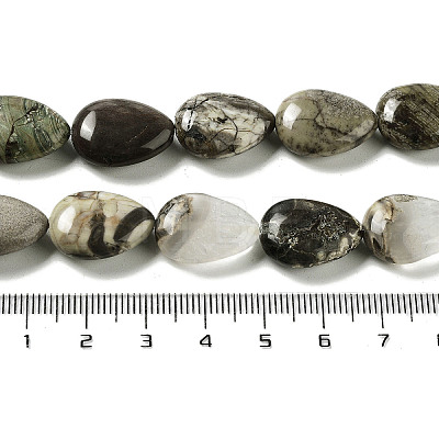 Natural Wealth Stone Jasper Beads Strands G-L242-32-1