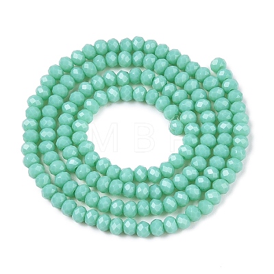 Opaque Solid Color Imitation Jade Glass Beads Strands EGLA-A044-P2mm-D14-1