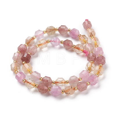 Natural Mixed Quartz Beads Strands G-K303-A21-8mm-1